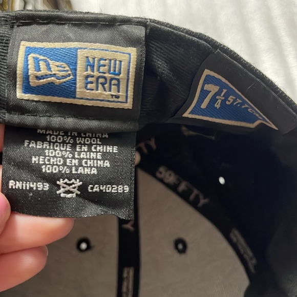 Vintage Men’s Sports Baseball Snapback Hat Orange & Black Size 7 1/4 (57.7 CM) - Picture 12 of 15